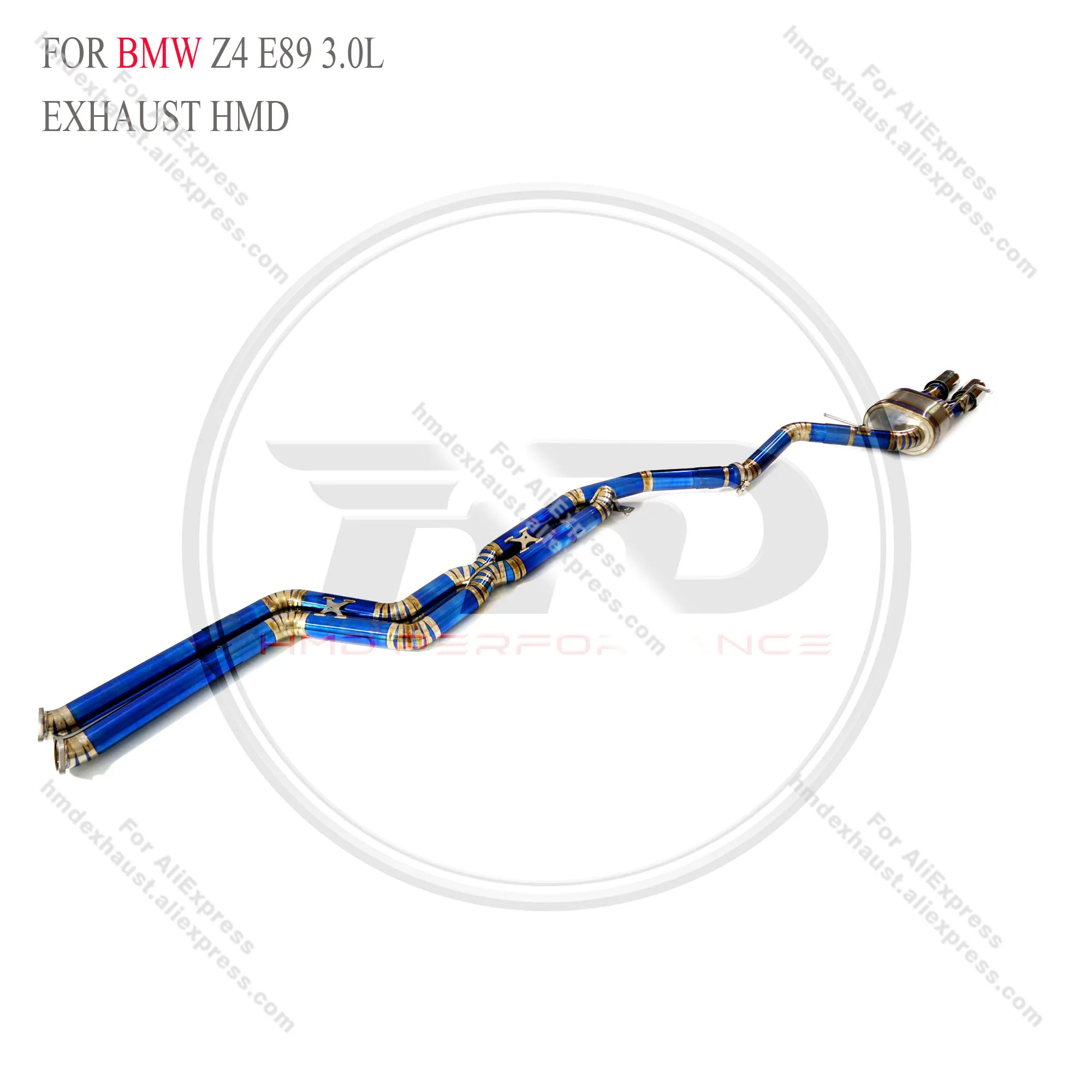 HMD выполненная на заказ выхлопная система из титанового сплава Catback для BMW Z4 E89 3 0 л