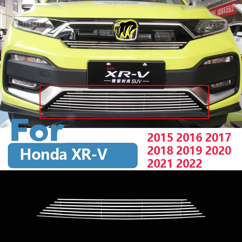 

Для Honda XR-V 2015 2016 2017 2018 2019 2020 2021, сетка с Сотами, противотуманная ткань, открытая Вентиляционная решетка, впускная крышка, запчасти для гриля