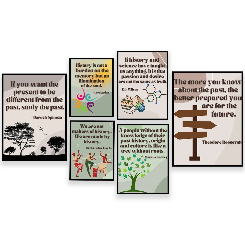 Печать исторических цитат Декор для исторического класса Образовательный