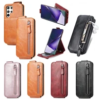 pu leather wallet card slots flip case for samsung galaxy s21 s20 fe s22 plus note 20 ultra a73 a53 a72 a52s a52 tpu frame cover