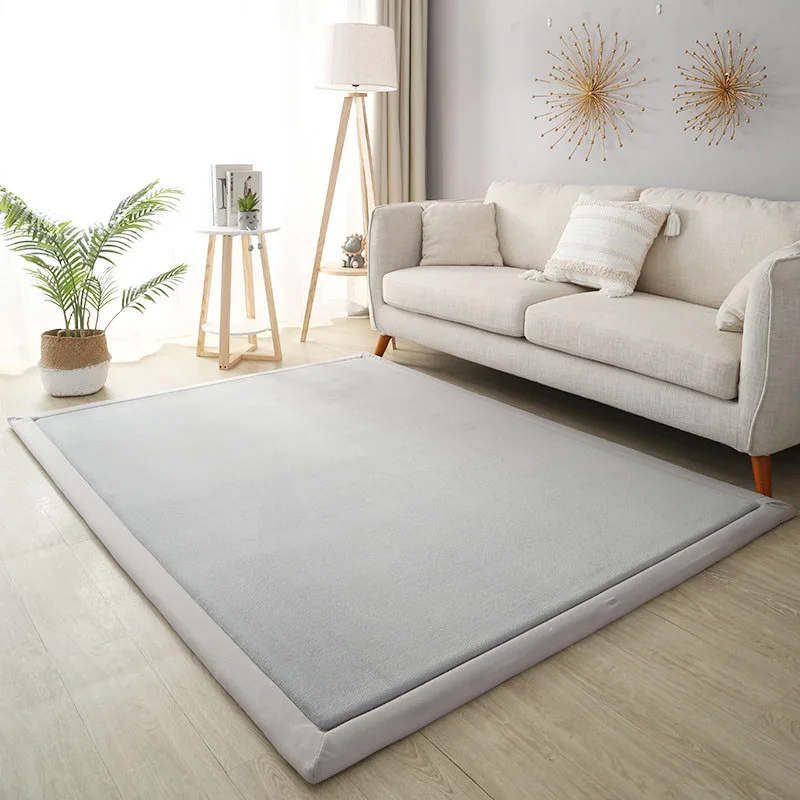 

Coral Fleece Carpet For Living Room Luxury Thick Warm Bedroom Kids Room Area Rugs Home Decor Anti Slip Tatami Floor Mat Mattress