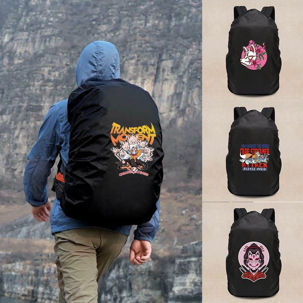 

20-70L Fashion Waterproof Protective Cover School Bags Outdoor Sports Backpack Rain Covers for Camping Hiking Climbing Cycling