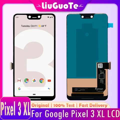 Оригинальный Amoled-экран для Google Pixel 3XL, ЖК-дисплей, сенсорный дигитайзер, экран для Google Pixel 3 XL, сменный ЖК-экран
