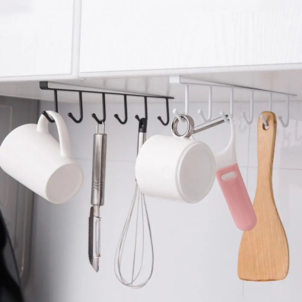 

Multi-row Multifunctional Helpful Anti-rust Storage Hook for Cupboard