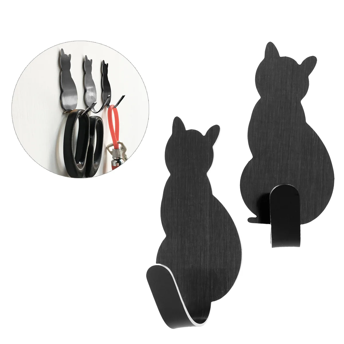 

8 Pcs Towel Robe Outdoor Towel Hooks Jacket Clothes Hooks Cute Wall Hooks Metal Brackets Wall Mounted Clothing Rack