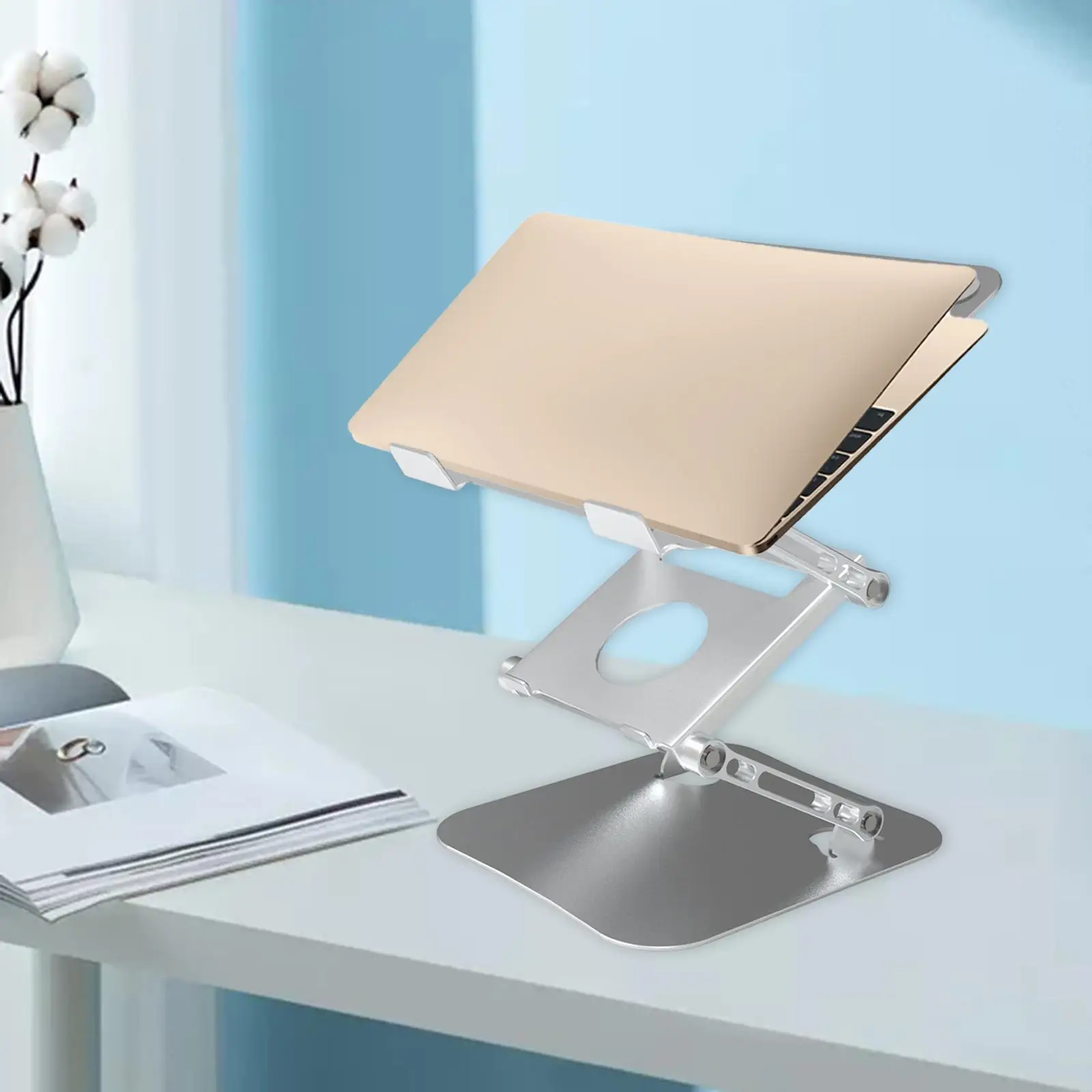 

Подставка для ноутбука с теплоотдачей, портативный Настольный держатель для ноутбуков, домашней библиотеки