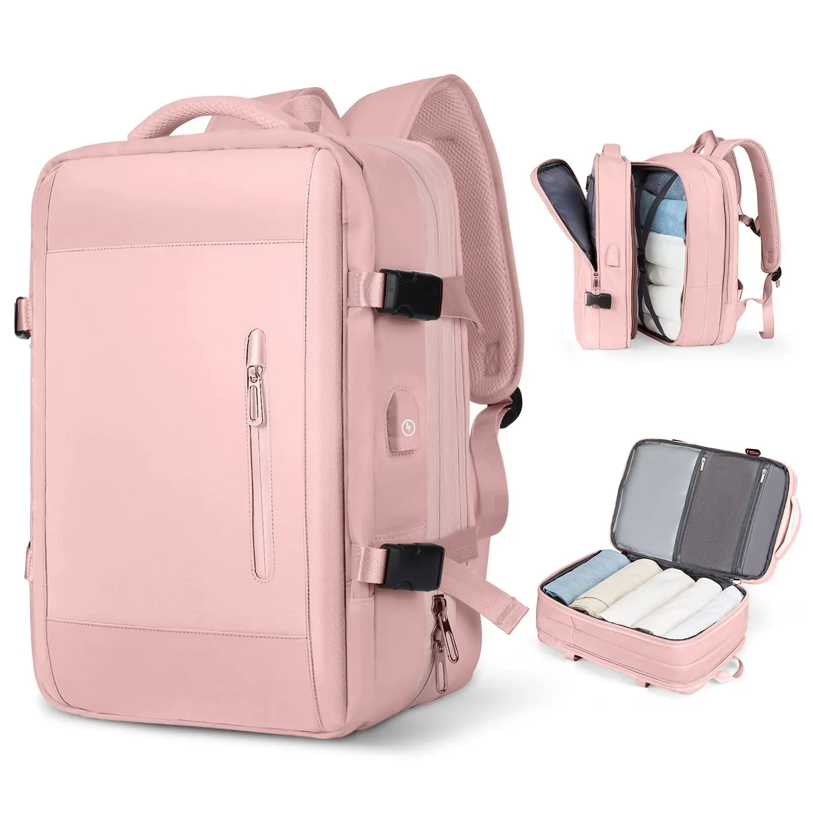

Expandable Airplane Travel Backpack For Women Men Laptop Bag Luggage Man Large Capacity Bags Business Multifunctional Backpacks