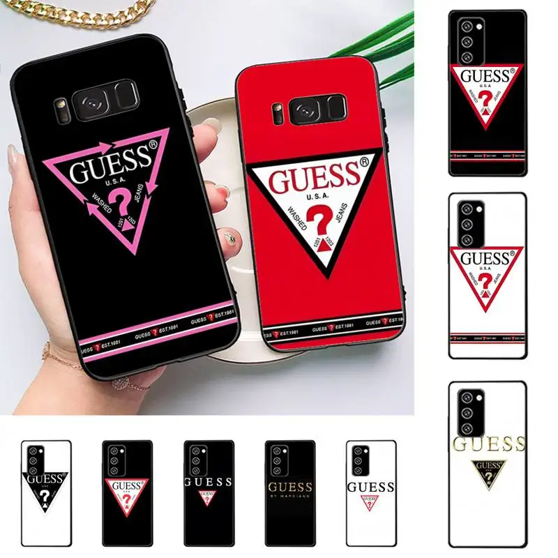 

Luxury Brand Design GUESS Phone Case For Samsung Galaxy Note10Pro Note20ultra note20 note10lite M30S