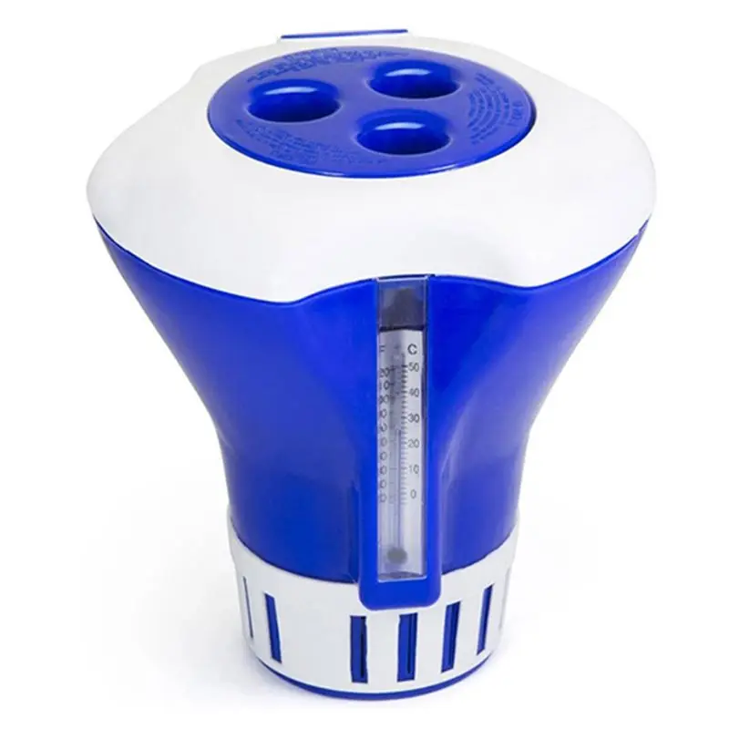 

Плавающий автоматический дозатор стерилизатора для бассейна с термометром хлора