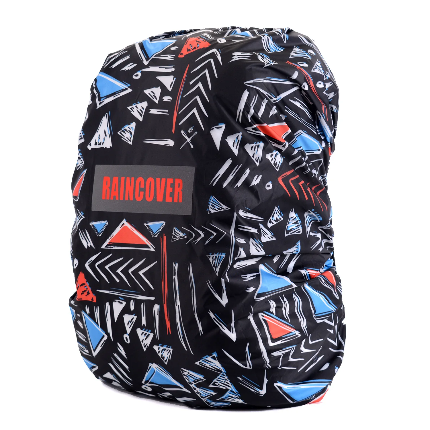 Reflective Backpack Cover Camping Night Safety Backpack Rain Cover Full Digital Printed Backpack Waterproof And Dustproof Cover