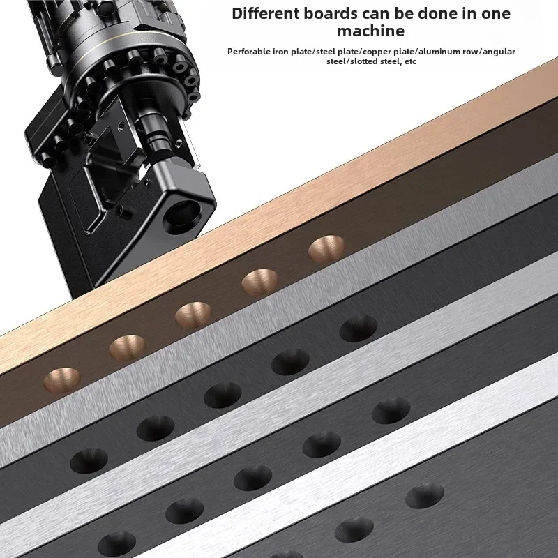 220V Portable Stainless Steel Photovoltaic Punching Tool for Small Hole Machine