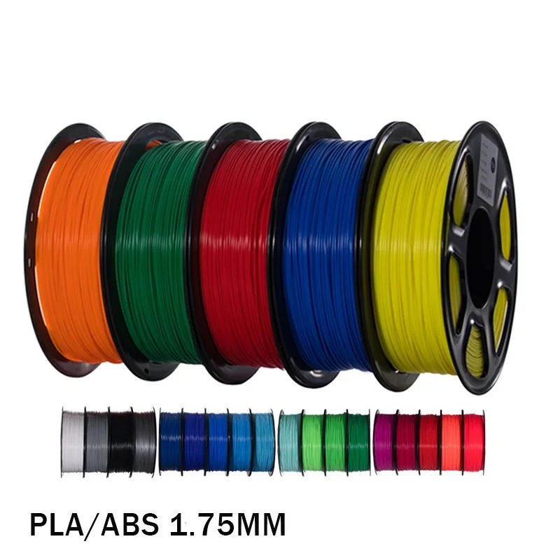 

Нить для 3D-принтера NorthCube PLA/ABS/PETG, 1,75 мм, 343 м, 10 м, 10 цветов, 1 кг, пластиковый материал для 3D-принтера и 3d-ручки
