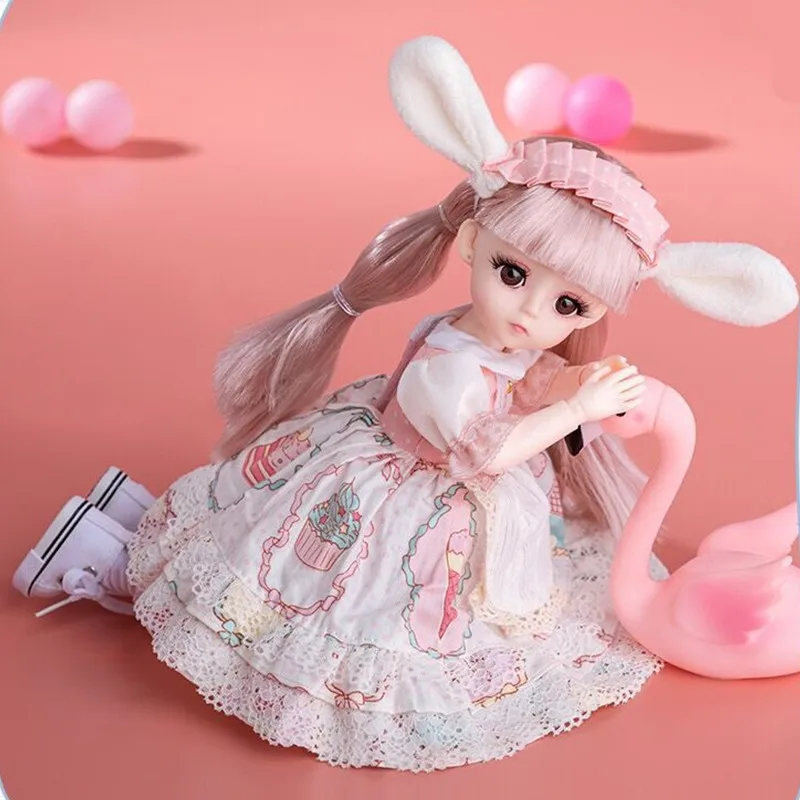 30 см Модная Кукла с 13 подвижными суставами красивый макияж DIY 1/6 BJD кукла школьное