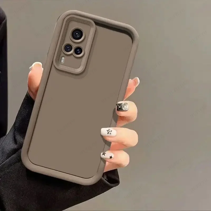 Фото Чехол для Vivo Y51 2020 Vovo Y53S Y31 Y33 2021 Y 51 53S 31 Чехлы для телефонов Полный пакет Матовый мягкий защитный чехол с защитой от падения Coques №2