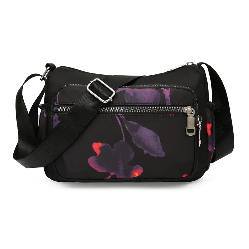 

Оксфордская женская сумка на плечо для женщин среднего возраста Новинка 2021 большая многослойная холщовая Диагональная Сумка для мам с прин...