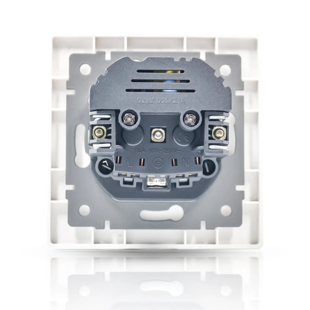 Европейская стандартная розетка 86*86 мм белая черная золотая серая французская