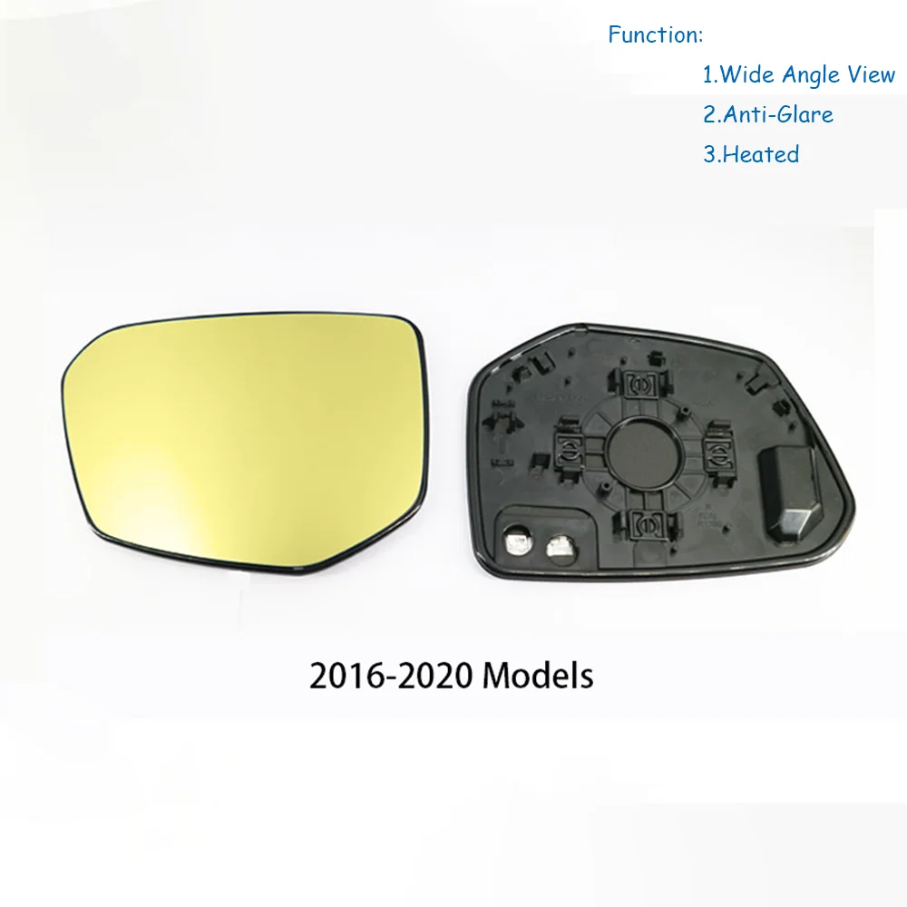 

TVYVIKJ 1 пара бокового зеркала заднего вида с золотыми стеклянными линзами для Honda CIVIC 2006-2022, широкоугольное антибликовое автомобильное зеркало