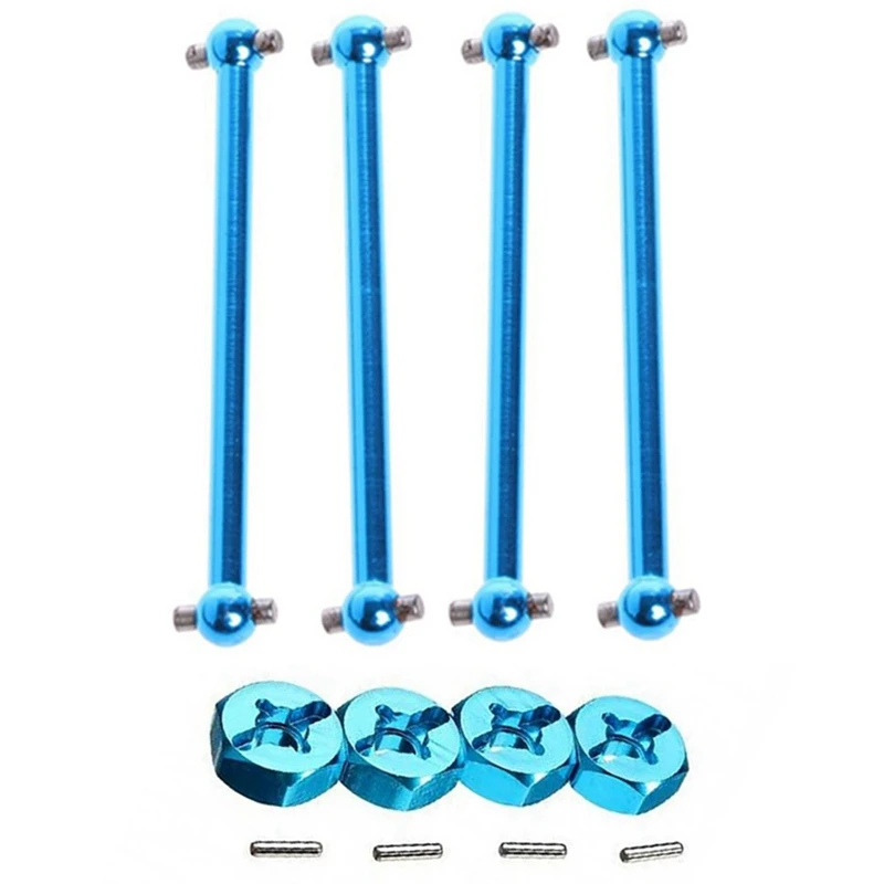 

4 шт. шестигранный комбайнер обода колеса шестигранный 7 мм 12 мм металлический адаптер для 1/18 Wltoys A949 и 4 шт. металлических собачьих костей