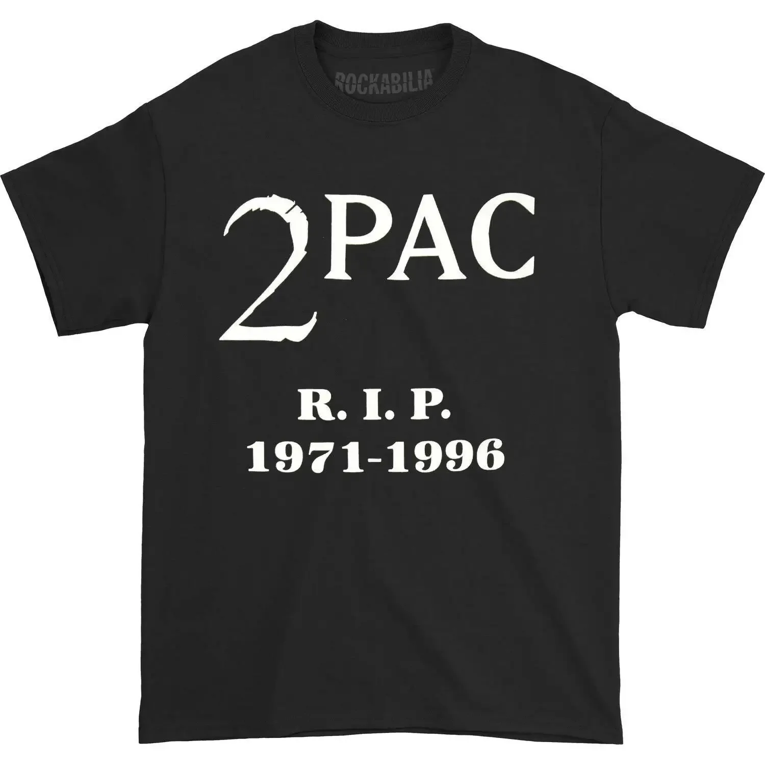 Мужская футболка средней длины Tupac R I P 1971 1996