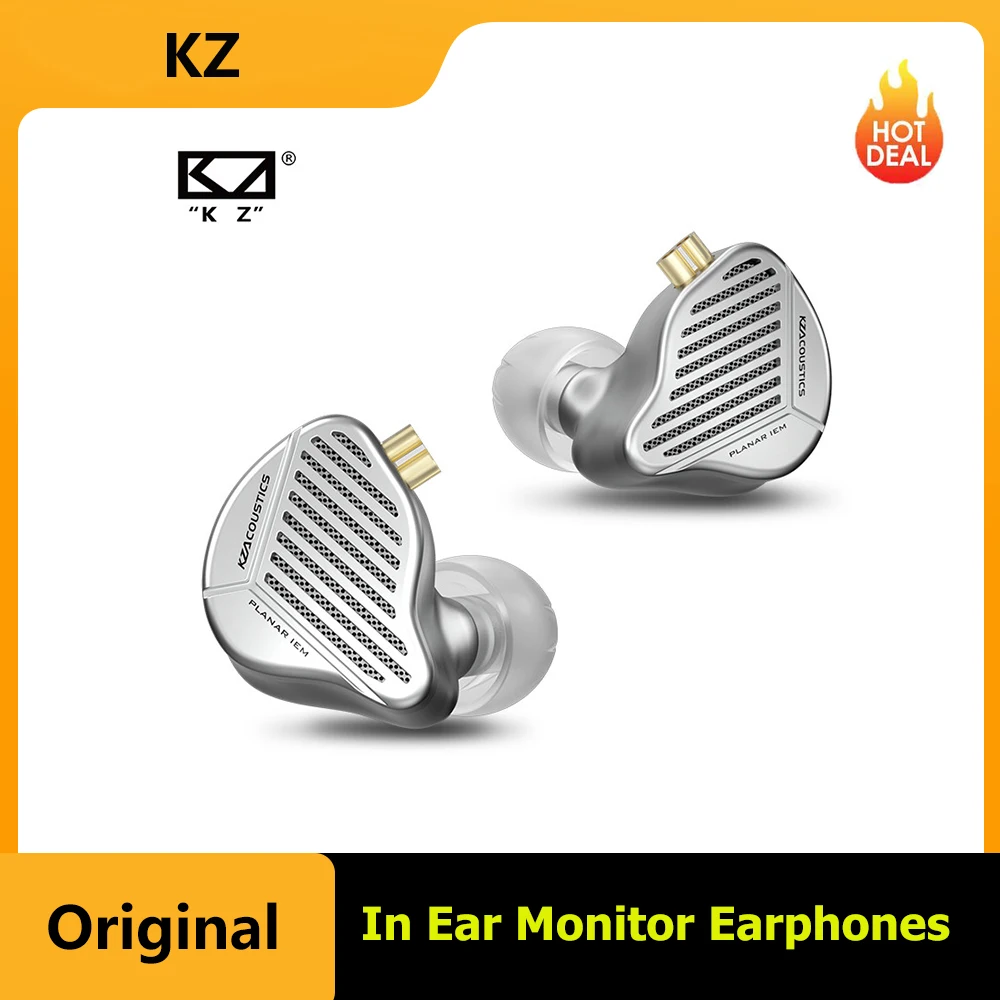 

KZ PR1 Planar Driver In Ear Wired Earphones Music Headphones HiFi Bass Monitor Earbuds Sport 2022 New Headset ZAX ZSX ZS10 PRO