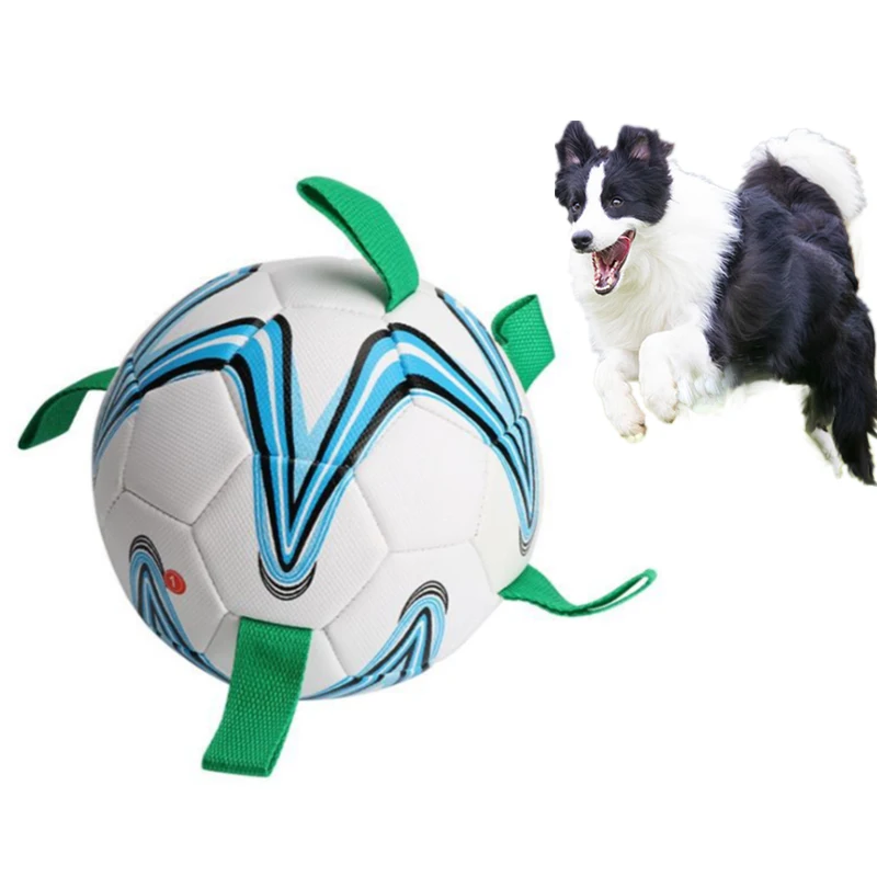Dog Football Toy Pet Interactive Football Dog Outdoor Train 