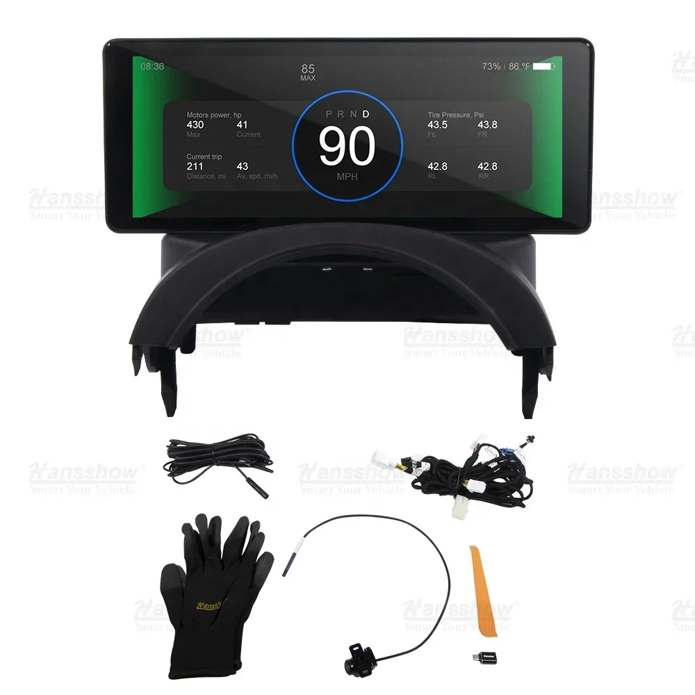 Экран Hansshow F68 модель 3 Y 6 86 дюйма сенсорный экран приборной панели Carplay для Tesla Model