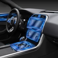 for jaguar xel 2020 2021 car interior center console transparent tpu protective film anti scratc repair film accessories refit