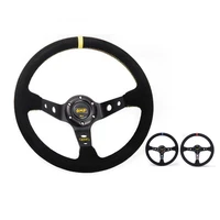 car modified steering wheel 14 inch 350mmpvc leather steering wheel imitation racing racing universal steering wheel