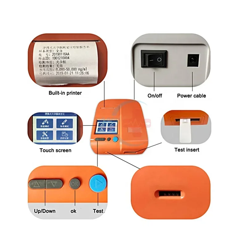 HC-R065 Animal Poct Флуоресцентный ветеринарный прогестерон для собак прогестерона