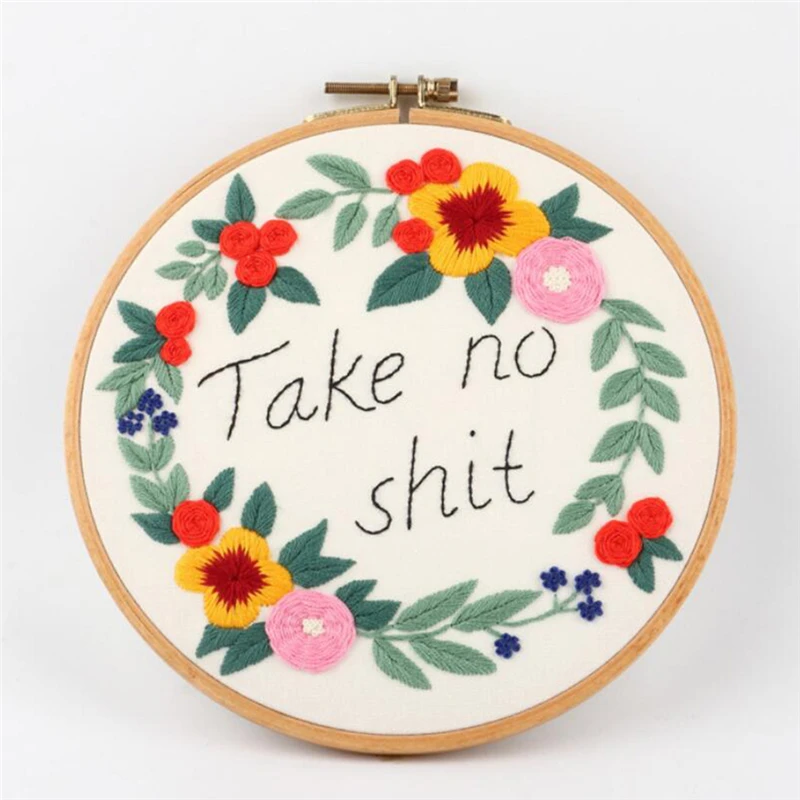 

Набор для вышивки «сделай сам» с цветочным рисунком растений