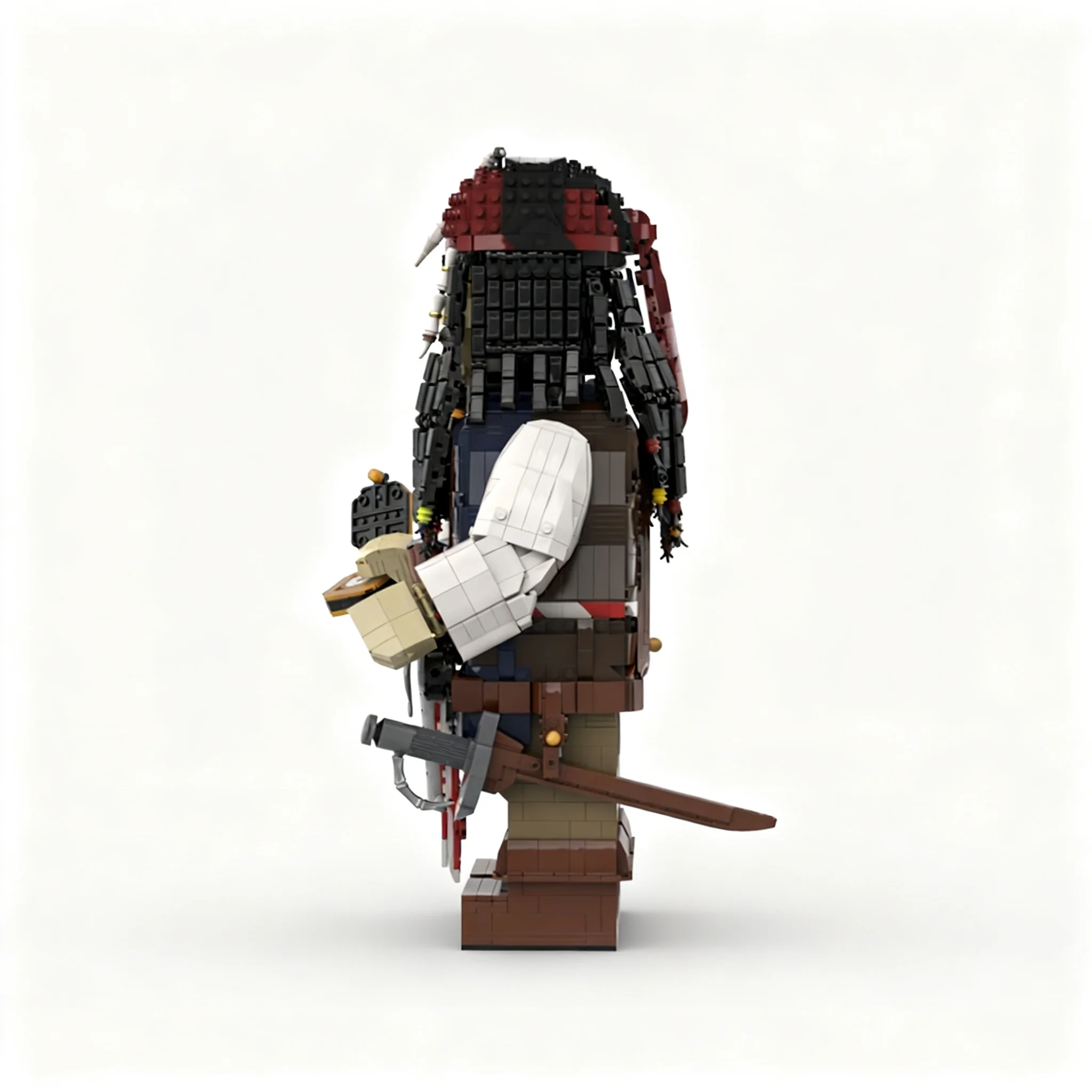 Фото 3779 деталей MOC Disney Пираты Капитан Джек Спарроу Мегафигурка Модель Конструктор Рождественский Подарок Игрушки Архитектура DIY Подарок на День Рождения №4