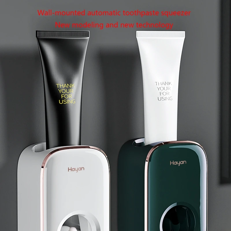 

Automatic Toothpaste Dispenser Wall Mounted Toothpaste Squeezer Holder for Kids New 2022