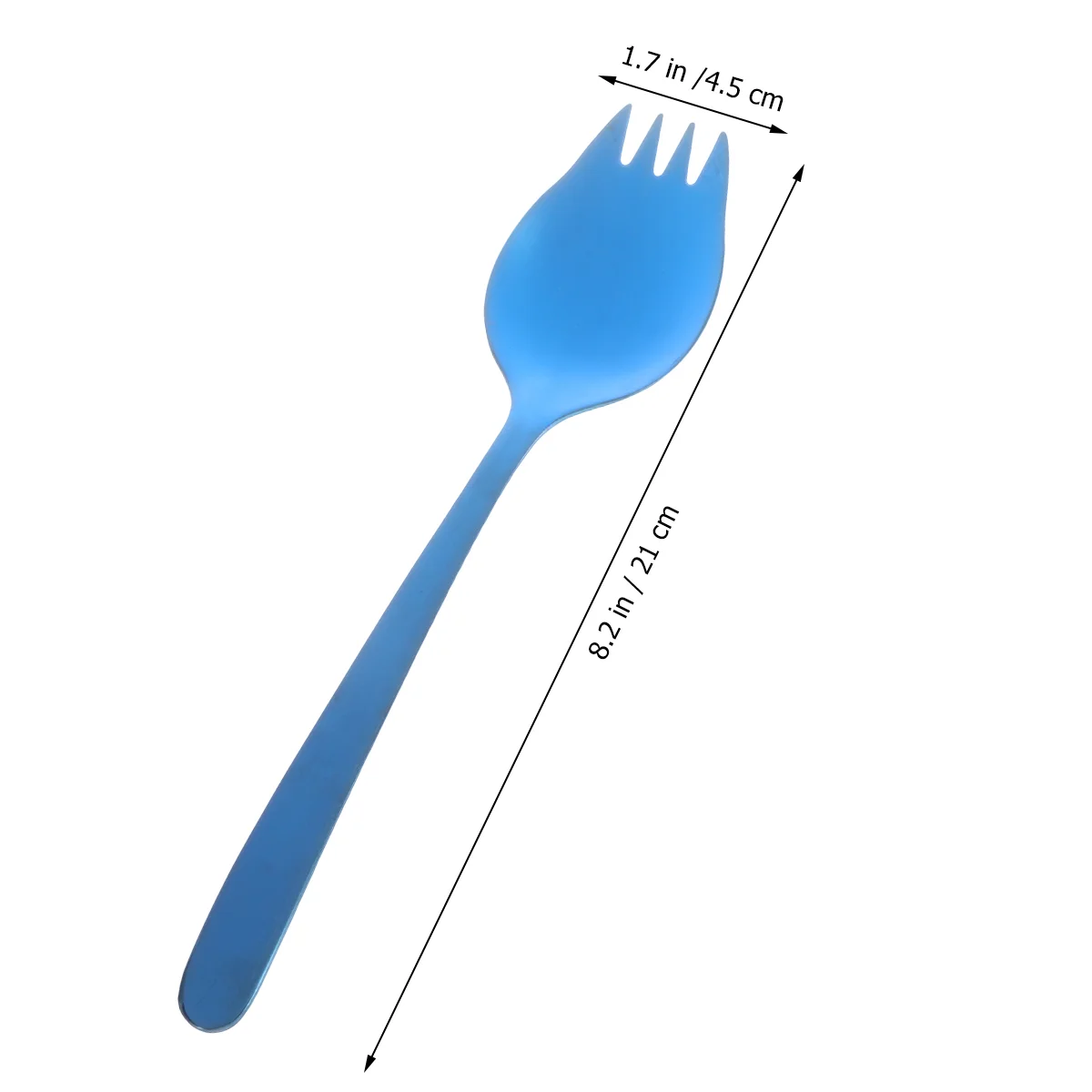 Салатный спорт Spork из нержавеющей стали ложка для спагетти и лапши серебро