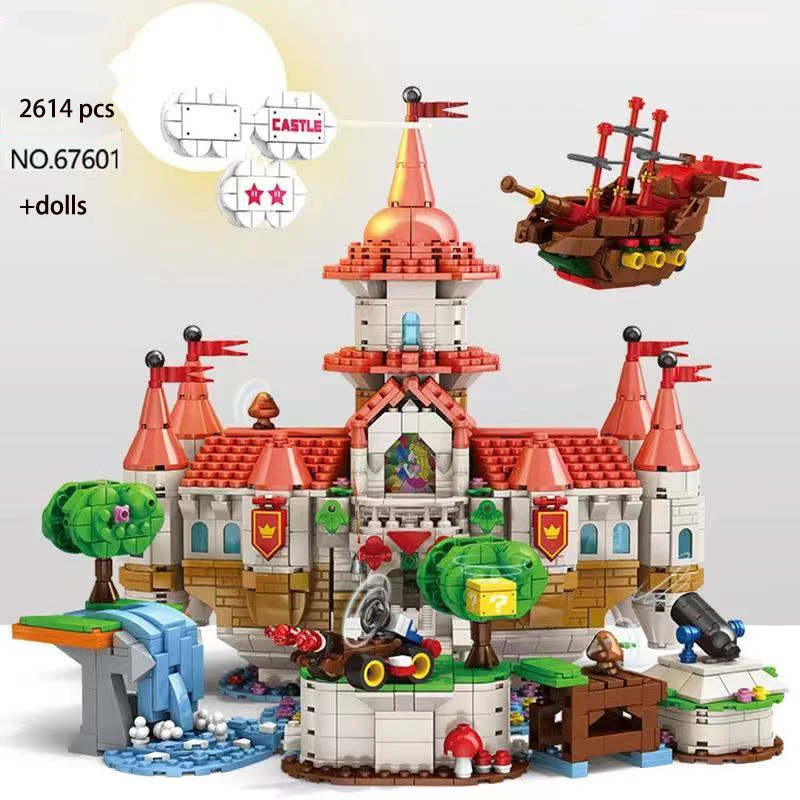 

67601 Classic Street View Building Castle Model 2614 Blocks Block Sets Children's Educational Toys Birthday Gifts DIY