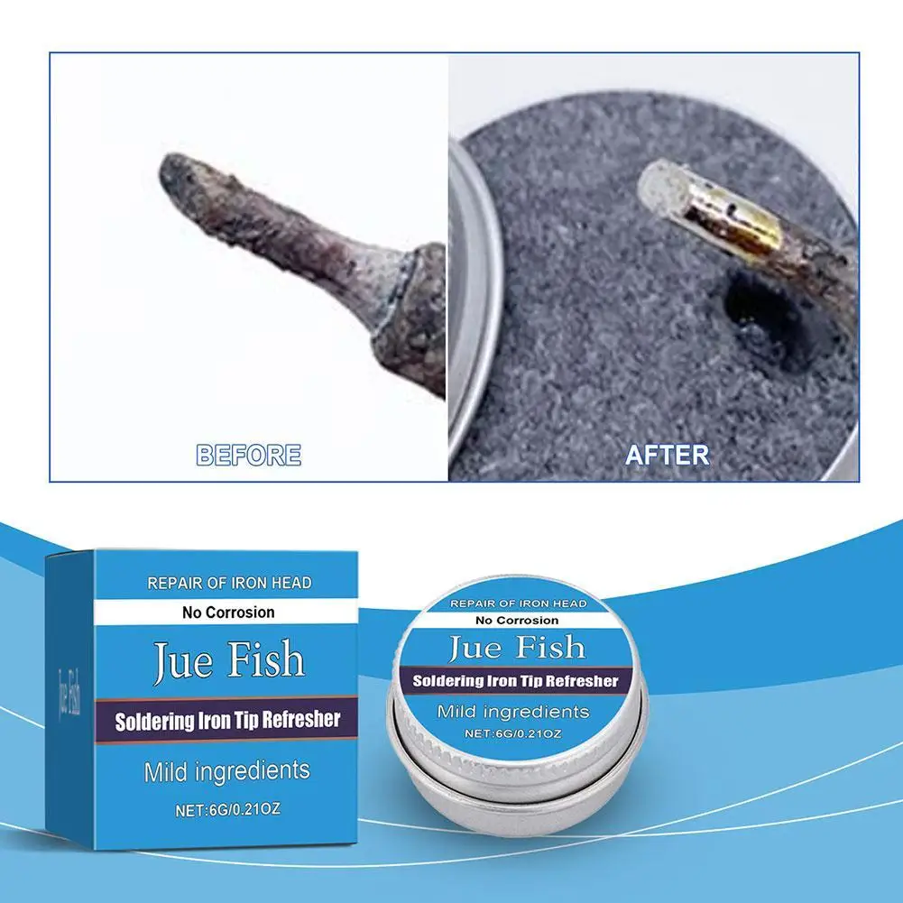 Высококачественное новое 6 г электрическое паяльное жало очистка освежающий