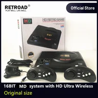 16-битная ретро-консоль HD для системы Mega Drive, игровой картридж NTSC /PAL, оригинальный размер, 170 встроенных игр