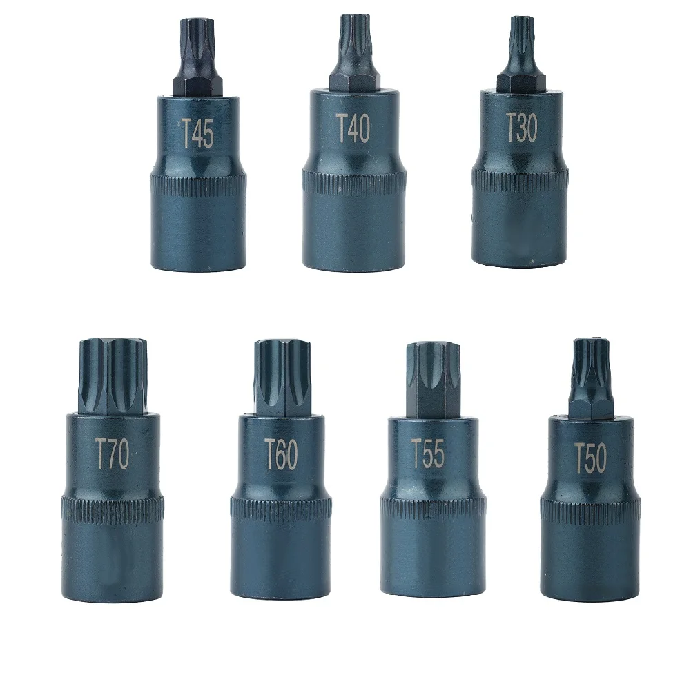 

Набор торцевых головок для отвертки Torx T30/T40/T45/T50/T55/T60/T70