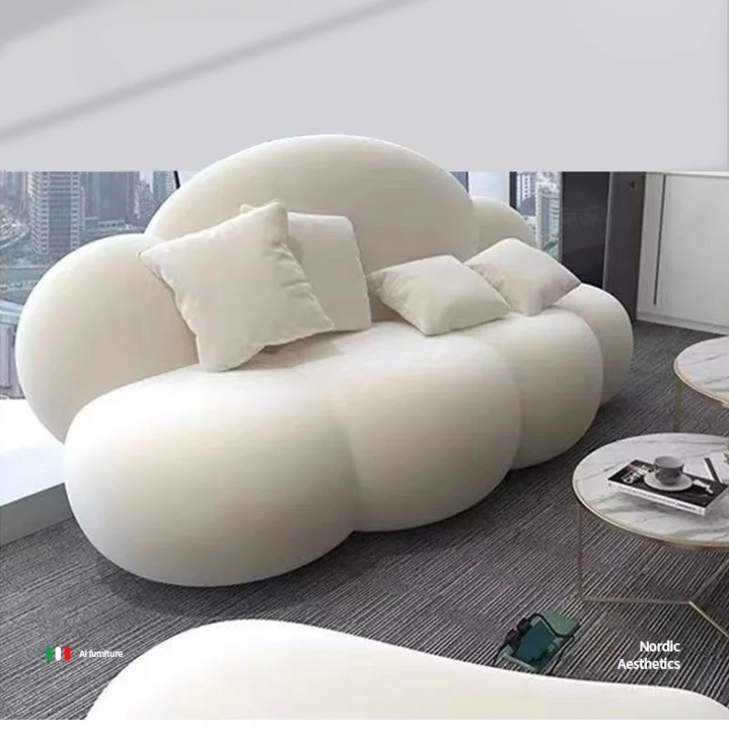 

Luxury Modern Living Room Sofas Minimalist Small Single Lounge Living Room Sofas Recliner Nordic Muebles Hogar Furniture QF50KS