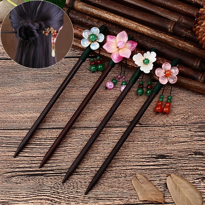 

Головной убор Hanfu в старинном стиле, женская шпилька для волос с бахромой в старинном стиле, аксессуары для волос