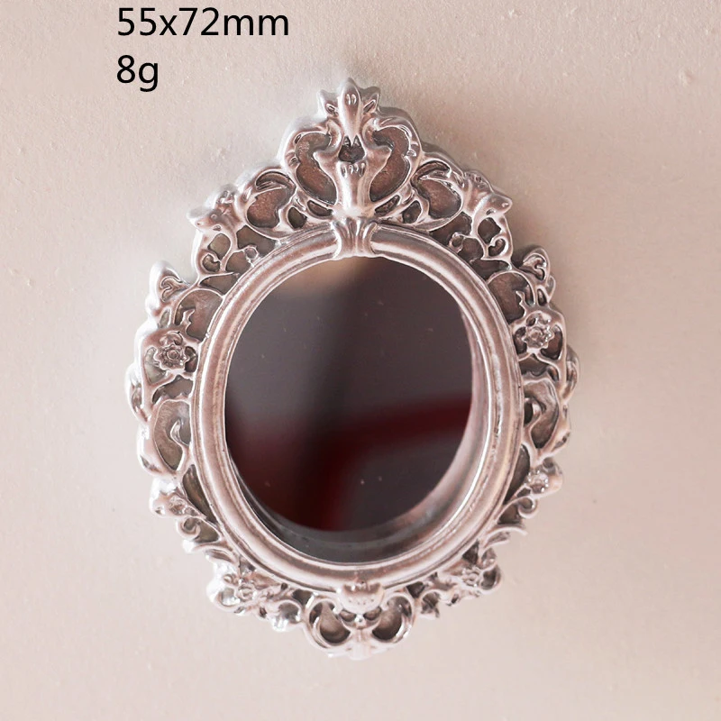 1 шт./упаковка Классические зеркальные мини-аксессуары для кукольного домика