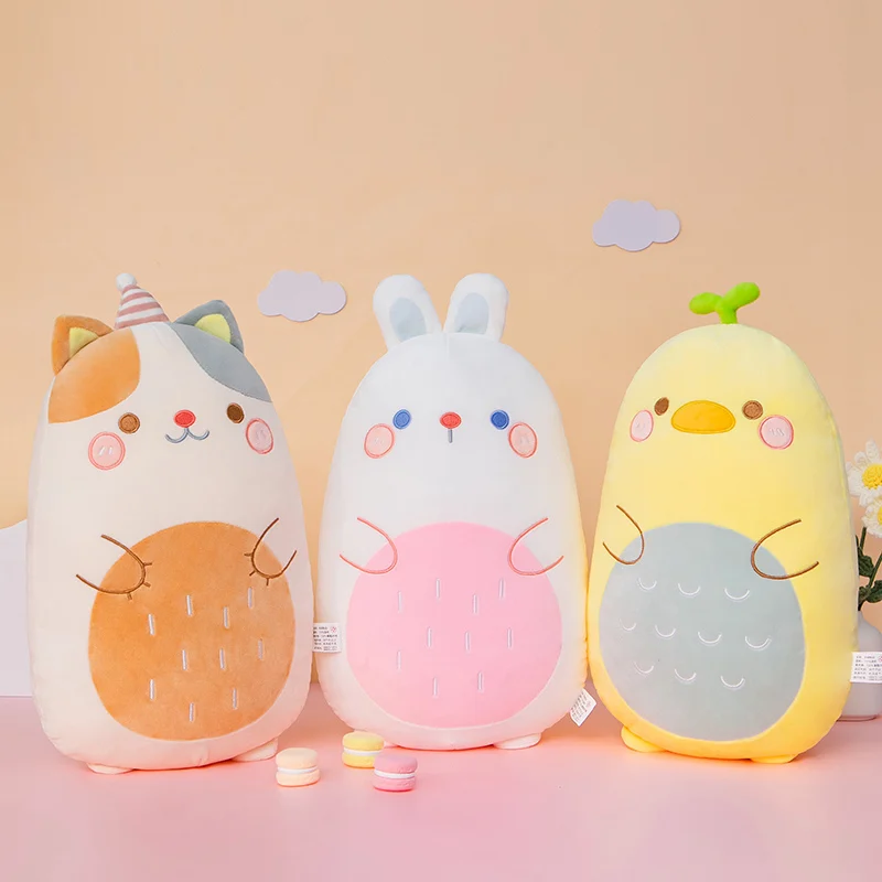 

40CM Squishy Kawaii Animal Fat Pillow Plush Toys Cute Doll Girls Bed Holding Sleeping Cushion