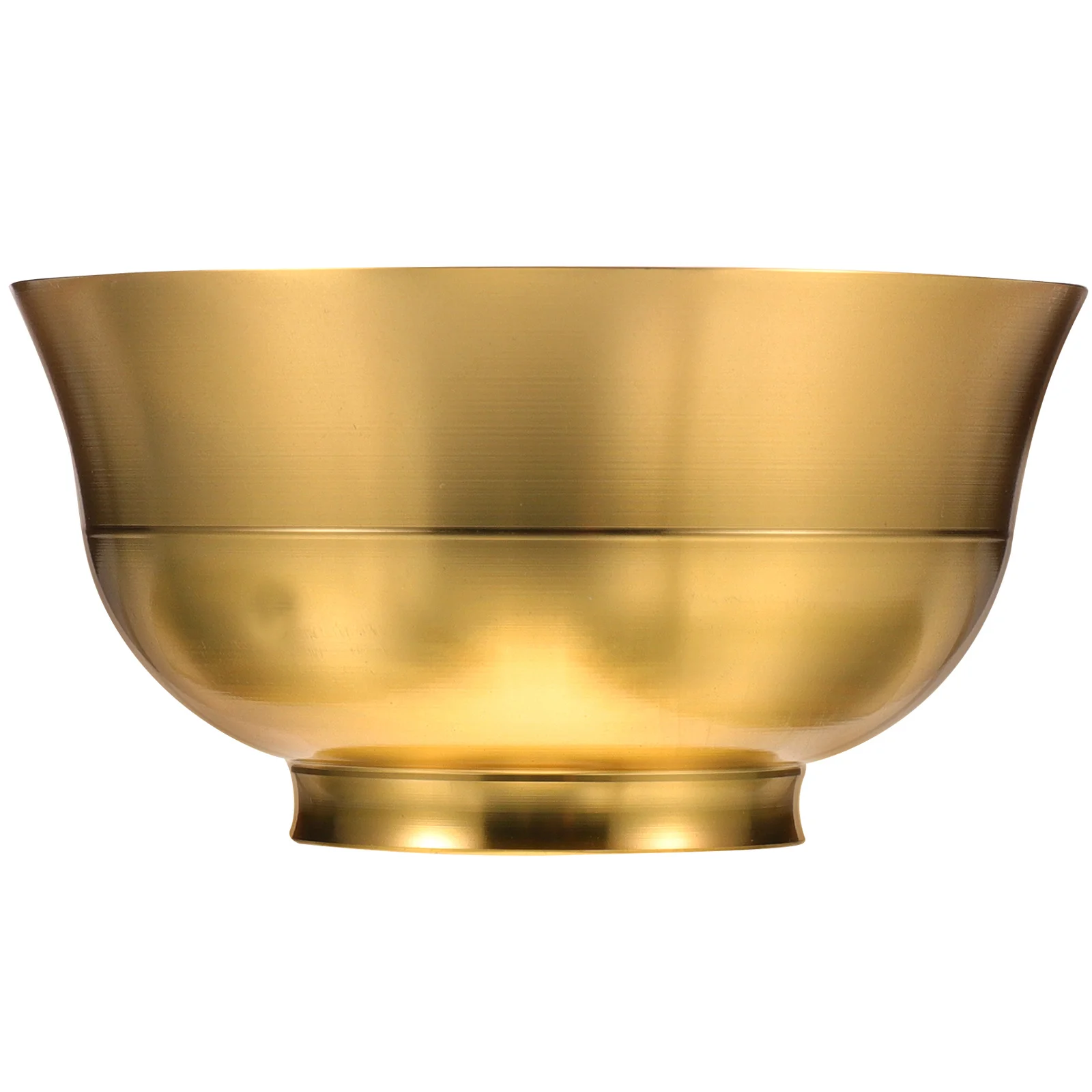 

Home Decor Brass Glossy Cornucopia Tibetan Supplies Temple Offering Bowl Altar Cup Water Container Holy Worship