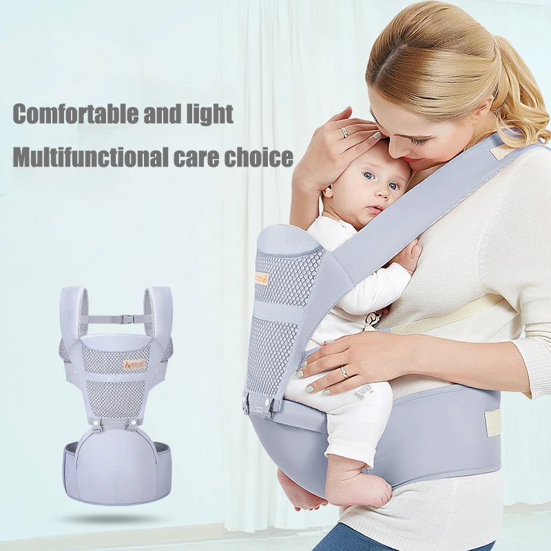 0-48 Months Ergonomic Baby Carrier Backpack With Hip Seat For Newborn Multi-function Infant Sling Wrap Waist Stool Baby Kangaroo