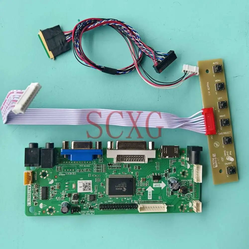 

LCD Monitor Controller Board Work With HB140WX1-200 60Hz 14" 40 Pin LVDS Laptops Panel 1366*768 DVI VGA HDMI-Compatible