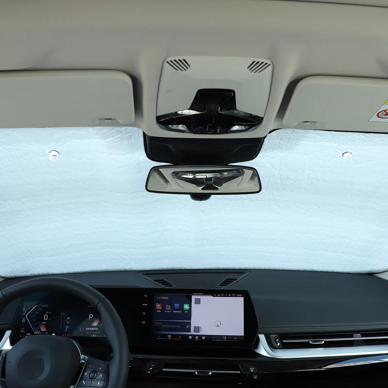 Для BMW X1 IX1 U11 2023-2024 алюминиевая фольга серебристый автомобильный передний лобовое