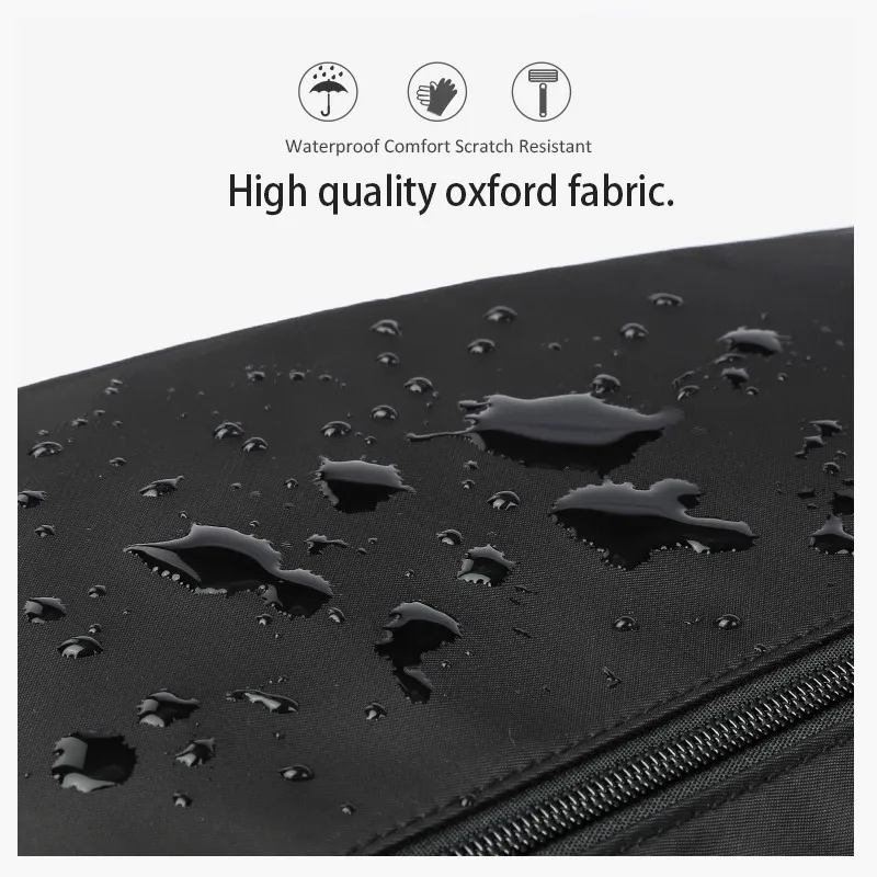 Men Chest Bags 9.7inch IPad Large Capacity Zipper Lightweight Oxford Crossbody Bag Fashion Utility Simple Unisex Sling Bags