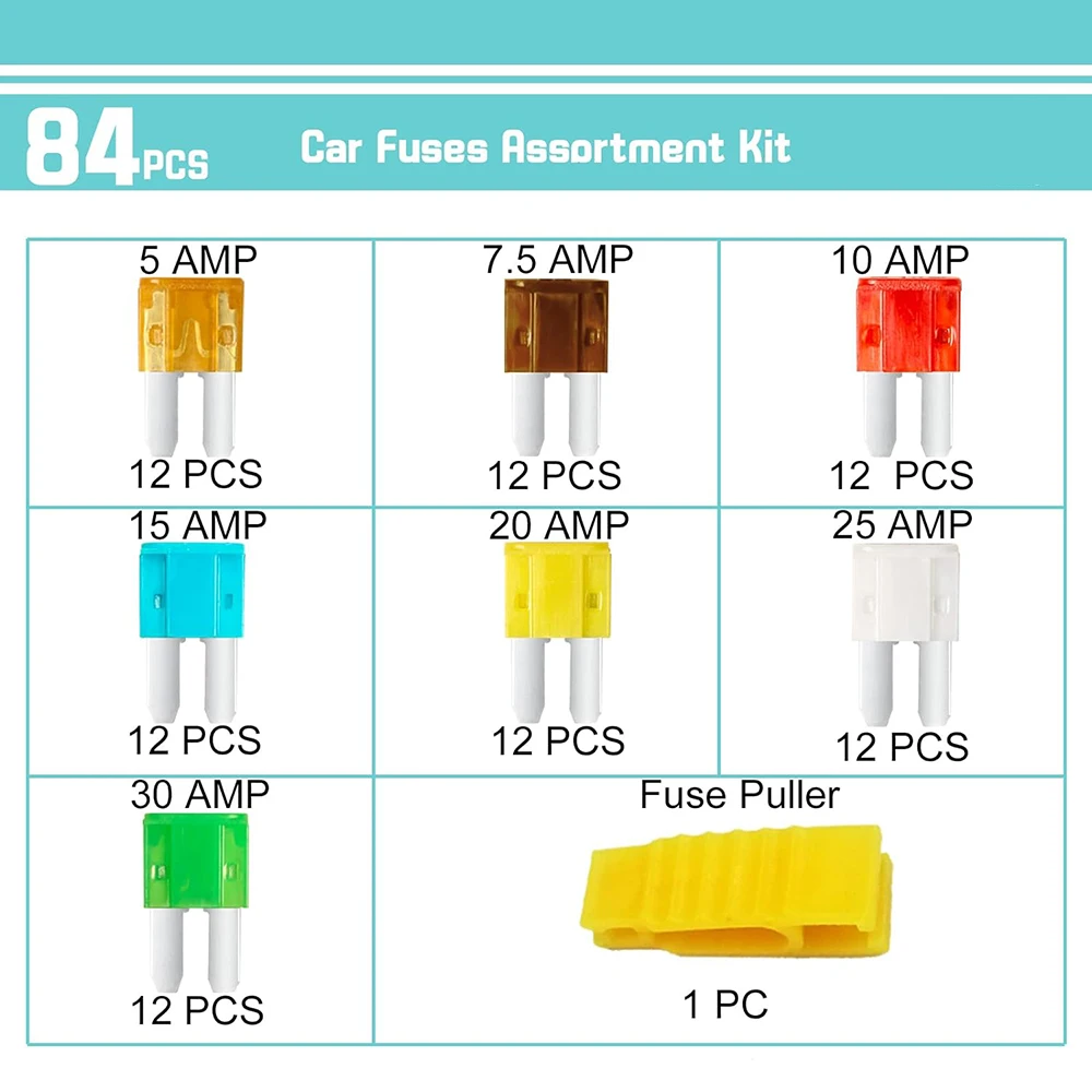 Набор предохранителей Micro-84 шт. в ассортименте