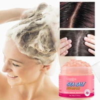sea salt rose scalp scrub oil removing care scalp shampoo fluffy hair growth mesotherapy hair repair serum soft and smooth