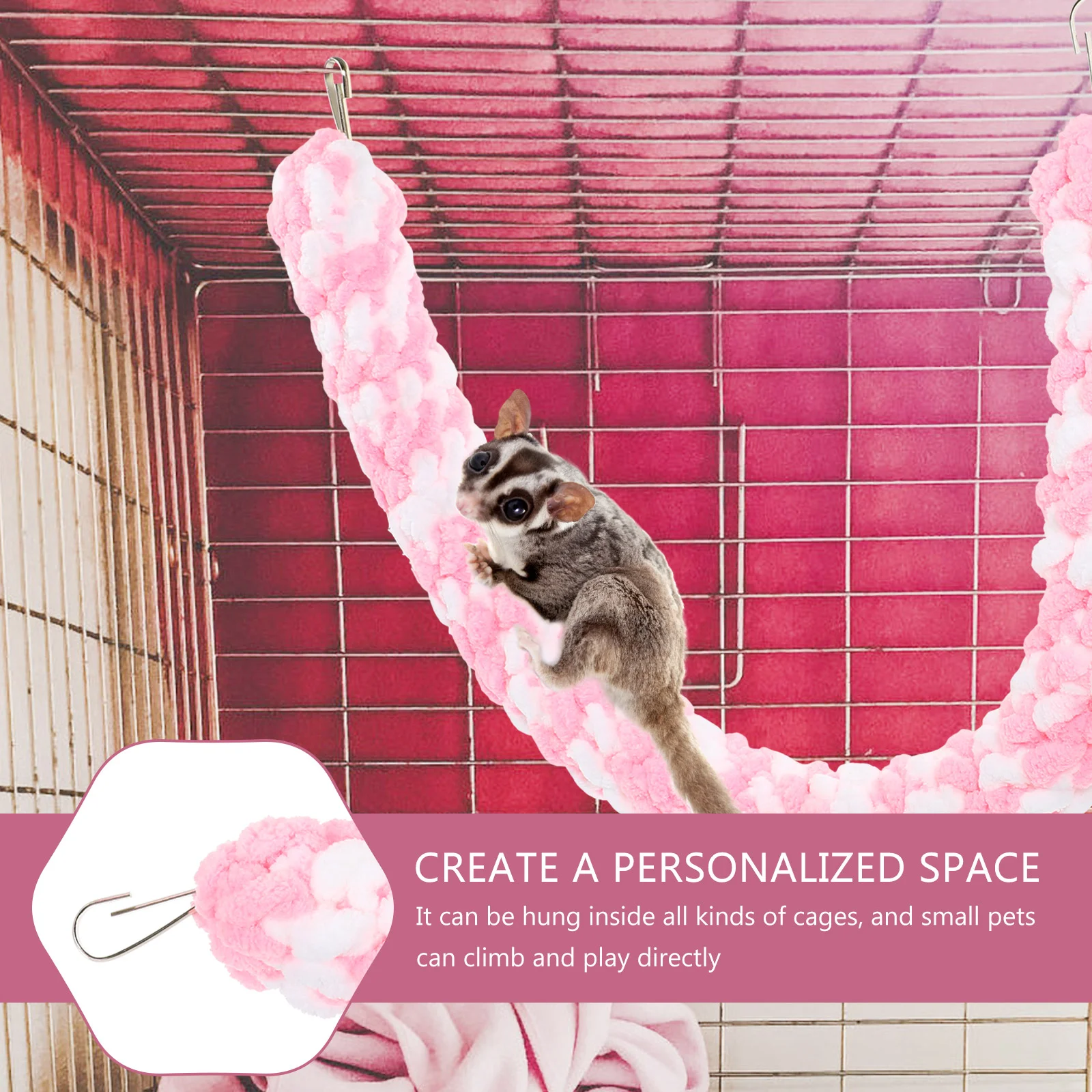 Плюшевая крыса сахарный планер альпинистская веревка игрушки морская свинка