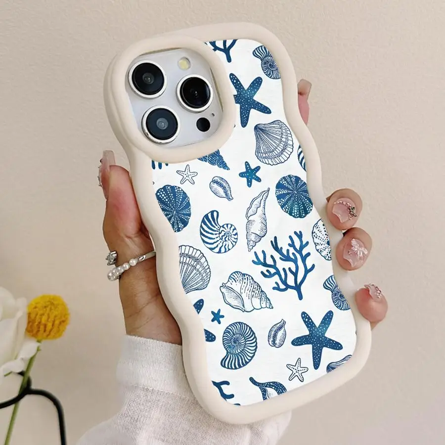 Фото Упрощенный морской биологический фон, мягкий чехол из ТПУ для Xiaomi Redmi A3 A5 8 A1 A2 Plus 10C 12C 13C 14C 9C 10A №3